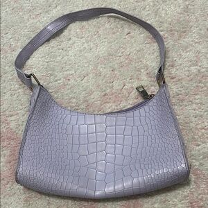 Purple shoulder bag